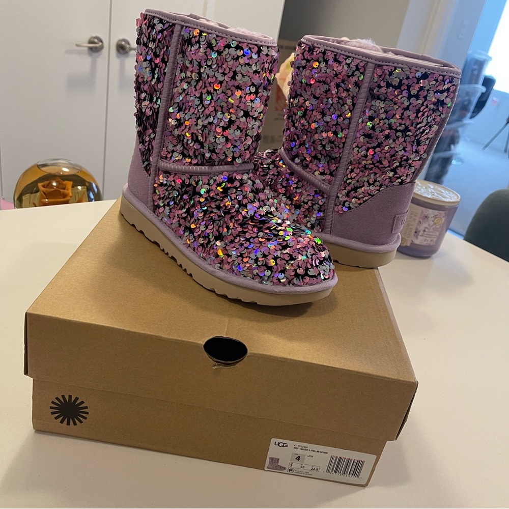 UGG’ Classic Stellar Sequin Boots
